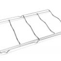 OEM Haier Wine Cooler Chrome Wire Shelf Shipped With HVTM12DABB, HVTEC12DABS
