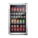 Kalamera 4.2 Cu.Ft 150-Can Beverage Refrigerator Stainless Steel Touch Control