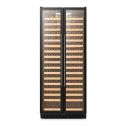 LanboPro Black Single Zone Wine Cooler Glass French-Door 289 Bottle Capacity