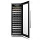 LanboPro Stainless Steel and Black Single Zone Wine Cooler 164 Bottles Capacity - 1