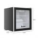 ZOKOP US JC-46 AC115V/60Hz 1.6Cu.Ft/46L/60CAN Beverage Refrigerator Black - 3