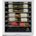 41-Bottle Single-Zone Wine Cooler (White) - Left Hinge