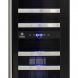 28-Bottle Dual-Zone Wine Cooler (Black) - 1