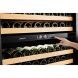 LanboPro Black Dual Zone Wine Cooler French Doors 287 Bottle Capacity - 1