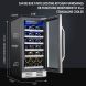 Ivation 31-Bottle 15â€ Built-In Compressor Wine Cooler/Cellar Undercounter Wine Fridge Stainless Steel Accents - 3