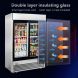 Beverage Merchandiser Refrigerator - KITMA 44.8 Cu.Ft 2 Sliding Glass Doors Display Beverage Cooler with LED Lighting for Restaurants,33Â°F - 38Â°F - 1