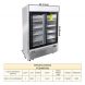 Beverage Merchandiser Refrigerator - KITMA 44.8 Cu.Ft 2 Sliding Glass Doors Display Beverage Cooler with LED Lighting for Restaurants,33Â°F - 38Â°F - 2