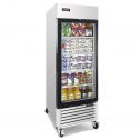 Single Glass Door Merchandiser Freezer - KITMA 19.1 Cu.Ft Merchandiser Display Case with LED Lighting for Restaurants, 0Â°F - 8Â°F