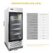 Single Glass Door Merchandiser Freezer - KITMA 19.1 Cu.Ft Merchandiser Display Case with LED Lighting for Restaurants, 0Â°F - 8Â°F - 1