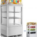 VEVOR 58L Countertop Display Refrigerator 2cu. ft. Capacity Commercial Beverage Cooler