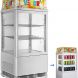 VEVOR 58L Countertop Display Refrigerator 2cu. ft. Capacity Commercial Beverage Cooler - 0