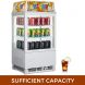 VEVOR 58L Countertop Display Refrigerator 2cu. ft. Capacity Commercial Beverage Cooler - 2