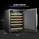 Lanbo 52 Bottle Under Counter Built-in Single Zone Compressor Wine Cooler, 24 Inch Wide - 1