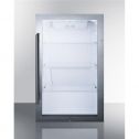 Summit Appliance SPR489OSCSS Shallow Depth Indoor & Outdoor Beverage Cooler Stainless Steel
