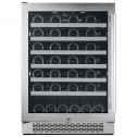 Avallon Awc241szlh 24" Wide 54 Bottle Capacity Single Zone Wine Cooler With - Stainless