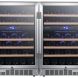 Edgestar Cwr462dzdual 47" Wide 92 Bottle Built-In Side-By-Side Wine Cooler W - Stainless - 0
