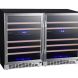 Edgestar Cwr462dzdual 47" Wide 92 Bottle Built-In Side-By-Side Wine Cooler W - Stainless - 1
