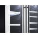 Silhouette Professional LORRAINE - Wine cooler/drinks chiller - freestanding - niche - width: 24 in - depth: 24.8 in - height: 35.6 in - 4.7 cu. ft - side by side - 3