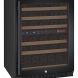 Allavino FlexCount VSWR56-2BWRN Black 56 Bottle Dual Zone Wine Refrigerator Right Hinge Built-In - 0