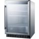 Summit Commercial 24-Inch 5.0 Cu. Ft. Outdoor Rated Built-In / Freestanding Beverage Center - 0