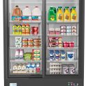 Koolmore 53" Commercial Glass 2 Door Display Refrigerator Merchandiser - Upright Beverage Cooler with LED Lighting - 45 Cu. Ft.