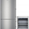 Liebherr 2 Piece Kitchen Appliances Package with CS1401RIM 30" Bottom Freezer Refrigerator and RU510 24" Built In Beverage Center in Stainless Steel