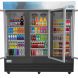 Koolmore 78 1/4" Commercial Glass 3 Door Display Refrigerator Merchandiser - Upright Beverage Cooler with LED Lighting - 53 Cu. Ft. - 2