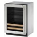U-Line 2000 Series Reversible Stainless Steel 24-inch 4.9 cu. ft. Undercounter Beverage Center - 0