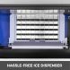 BestEquip 110V Commercial Ice Maker 132LBS/24H with Water Drain Pump 44LBS Storage - 2