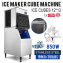 VEVOR 500 LBS/24H Commercial Ice Maker with 350LBS Storage 110V