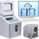 Home Portable Countertop Ice Maker Machine for Crystal Ice Cubes in 48 lbs/Day with Ice Scoop - 0