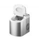 Ainfox Portable Ice Maker Machine for Countertop-Makes 26 lbs of Ice per 24 hours - 9PCS Bullet Ready in 8-10 Minutes-Electric Ice Making Machine with Ice Scoop and 1.5 lb Ice Storage(Silver) - 3