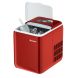 44-Lbs Capacity Portable Red Electric Countertop Ice Maker Machine with Scoop - 1