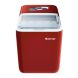 44-Lbs Capacity Portable Red Electric Countertop Ice Maker Machine with Scoop - 3