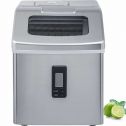 Ice Cubes Maker Portable Countertop Ice Maker Machine for Crystal Ice in 48 lbs/24H with Ice Scoop for Home Use