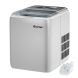 44-Lbs Capacity Portable Silver Electric Countertop Ice Maker Machine with Scoop - 0
