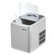 44-Lbs Capacity Portable Silver Electric Countertop Ice Maker Machine with Scoop - 1