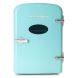 Nostalgia RF6RRAQ Retro 6-Can Personal Cooling and Heating Refrigerator with Carry Handle for Home, Office, Car, Boat or Dorm Room - Includes AC/DC Power Cords - Aqua - 0