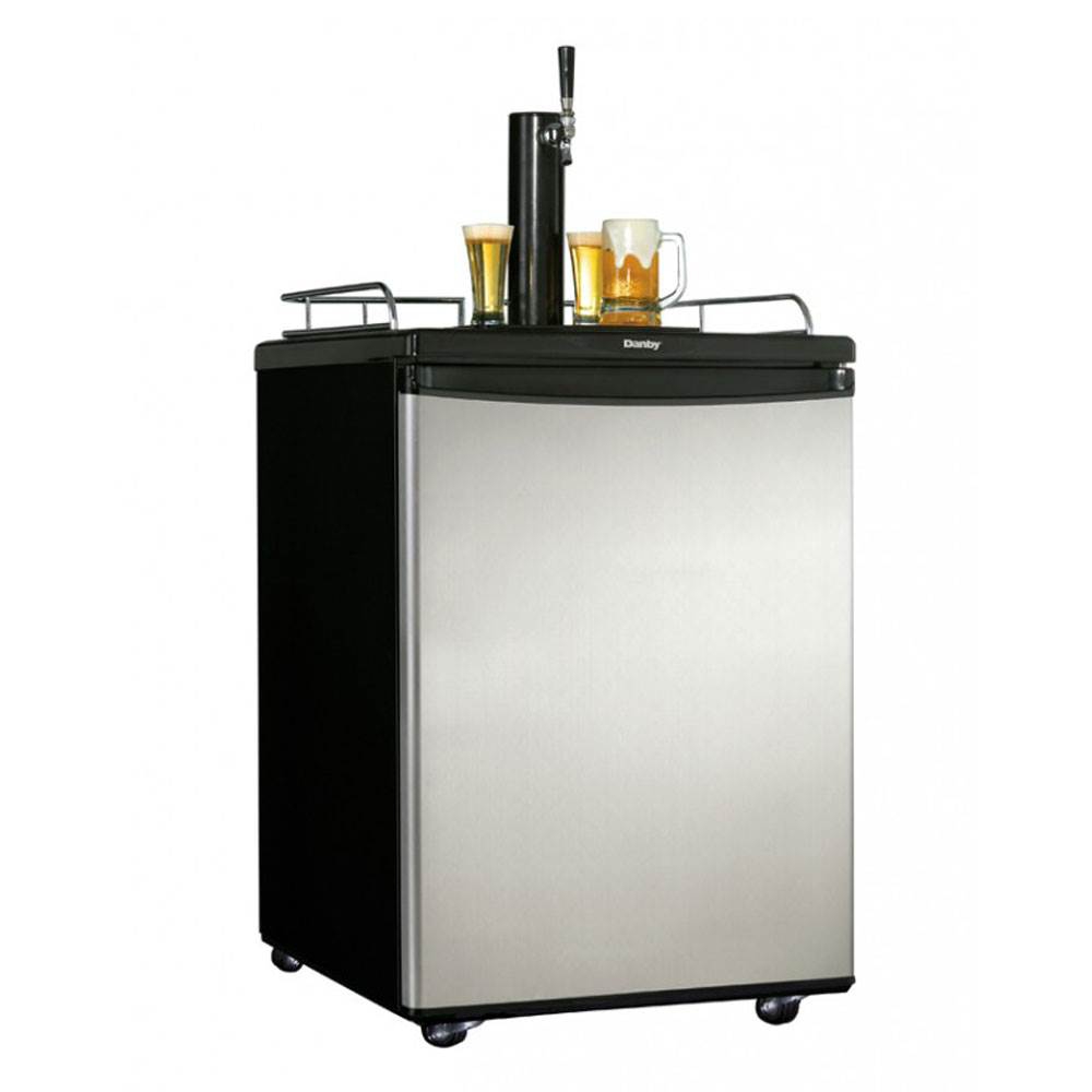 Danby Chill'n Tap 5.4 Cubic Foot Full Keg Home Beer Fridge Dispenser ...