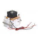 DIY 12V TEC Electronic Peltier Semiconductor Thermoelectric Cooler DIY Refrigerator Water-cooling Air Condition Movement Cooling System for Refrigeration and Fan