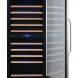Edgestar Cwr1102dz 101 Bottle 24" Built-In Dual Zone Wine Cooler - Stainless Steel - 3