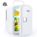 AstroAI Mini Fridge Portable AC/DC Powered Cooler and Warmer 4 Liter/6 Can for Cars, Homes, Offices, and Dorms