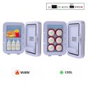 ZOKOP 6L Portable Mini fridge Home/Car Small Refrigerator Electric Cooler & Warmer ,AC/DC Thermoelectric System