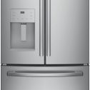GE Black Stainless Steel  33" Counter Depth French Door Refrigerator with 17.5 cu. ft. Capacity