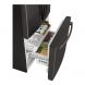 GE Black Stainless Steel  33" Counter Depth French Door Refrigerator with 17.5 cu. ft. Capacity - 3