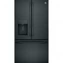 GE Appliances 36 Inch French Door Refrigerator Black