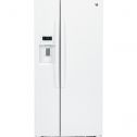 GE Appliances 33 Inch Freestanding Side by Side Refrigerator White