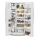GE Appliances 33 Inch Freestanding Side by Side Refrigerator White - 3