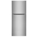 Frigidaire 24 Inch Freestanding Counter Depth Top Freezer Refrigerator Stainless Steel