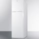 Summit FF946W 8.8 cu. ft. Frost Free Refrigerator-Freezer for Smaller Kitchens, White - 1